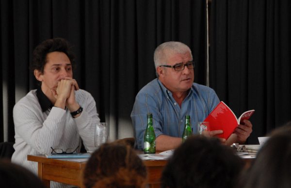 Ivo Machado e Eucanaã Ferraz encontram-se com alunos de Vila do Conde, no Diana Bar