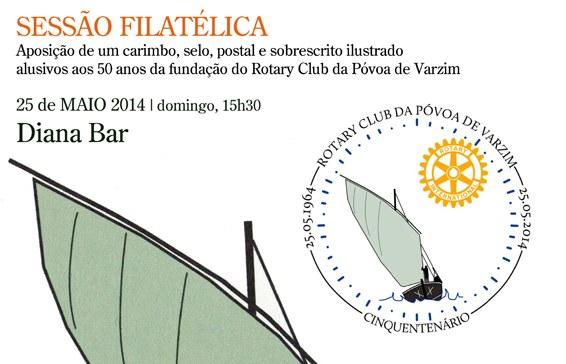 Sessão filatélica assinala Cinquentenário Rotary