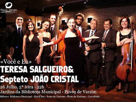 Teresa Salgueiro em concerto - Dia 26, 22h00, Biblioteca Municipal
