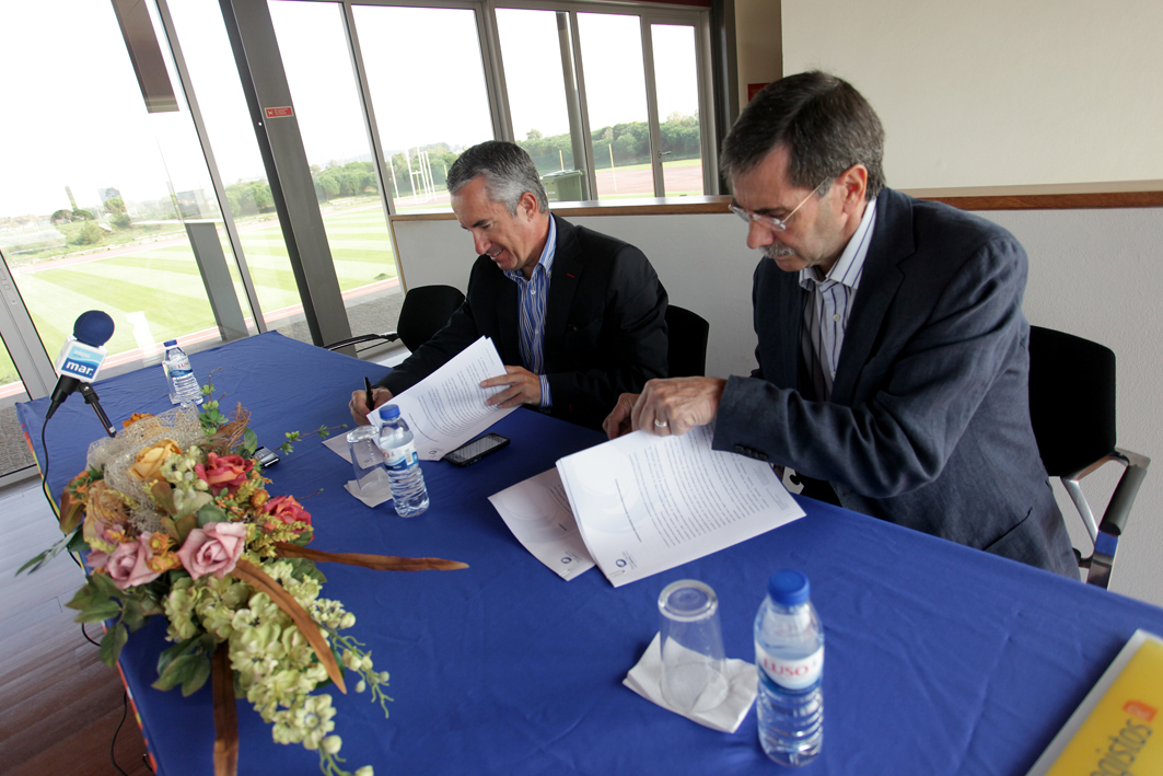 Protocolos assinados com Associação de Futebol Popular
