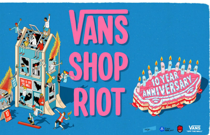 Vans Shop Riot no Skate Parque da Póvoa de Varzim