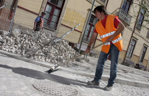 Áreas adjacentes à Praça