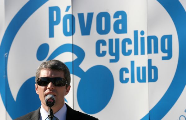 Equipa e discursos, na apresentação Póvoa Cycling Club, 2 Fevereiro