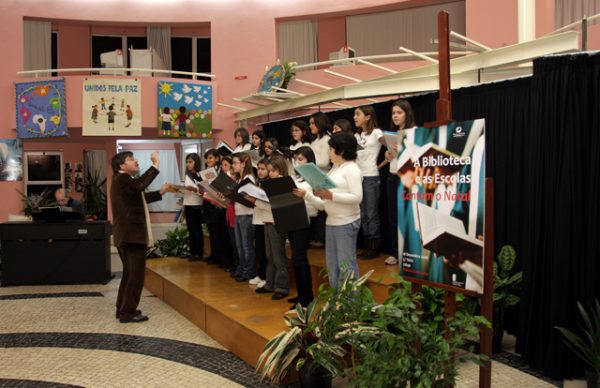 As Escolas cantam o Natal, no Diana Bar