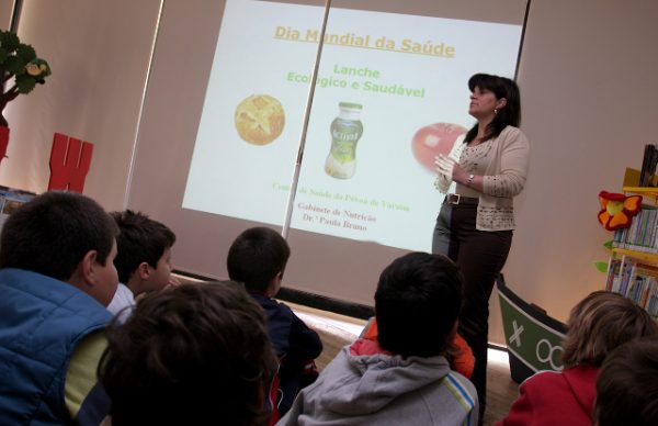 Sessão sobre Alimentação Saudável, por Paula Bruno