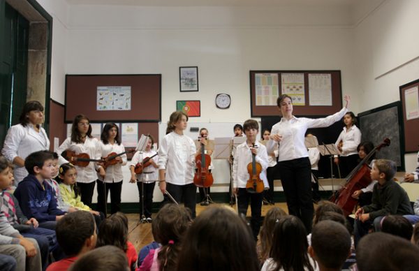 Visita a Escolas - Orquestra de Cordas