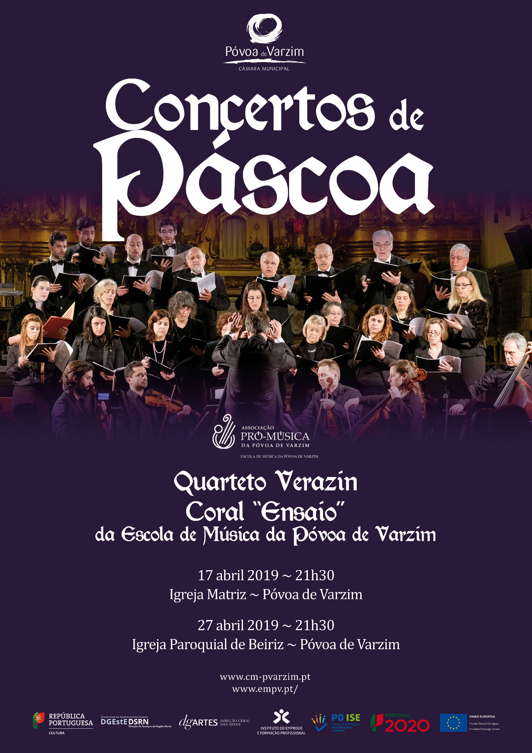 Concerto Coral Ensaio e Quarteto Verazin