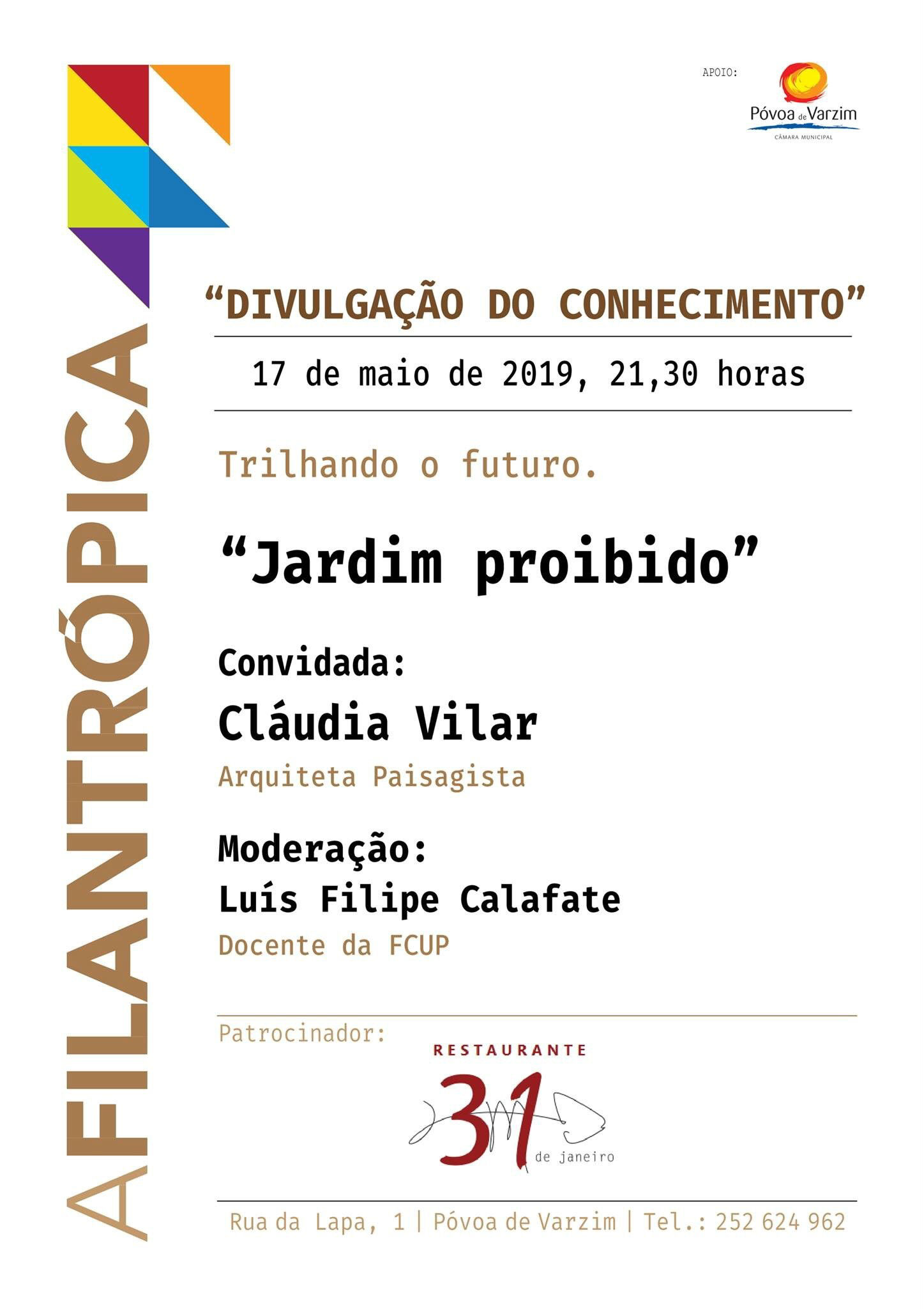 "Divulgação do Conhecimento" com Cláudia Vilar