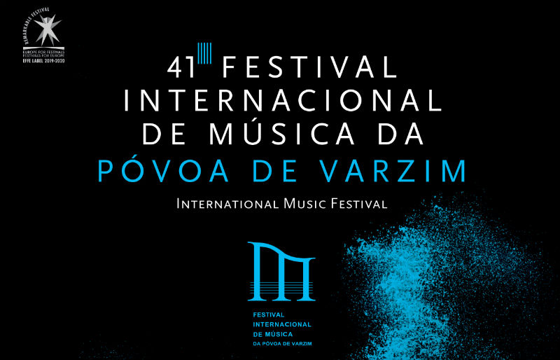 Sasha Rozhdestvensky e Vitoria Postnikova sobem ao palco do Festival Internacional de Música da Póvoa de Varzim