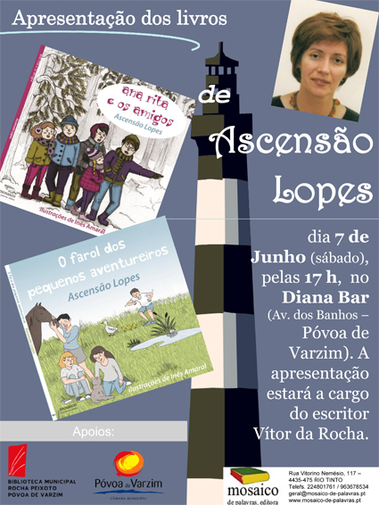 Apresentação de livros de Ascensão Lopes