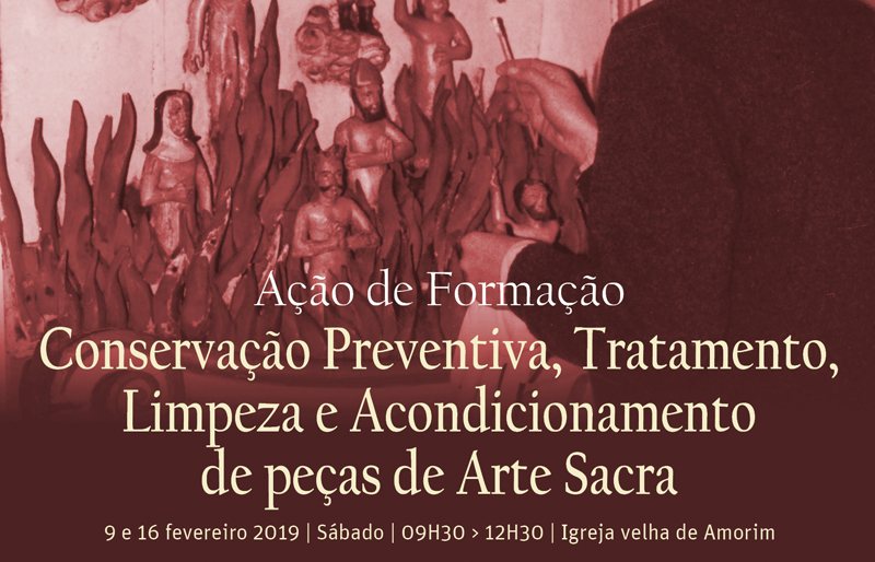 Ação de formação "Conservação preventiva, tratamento, limpeza e acondicionamento de peças de arte sacra"