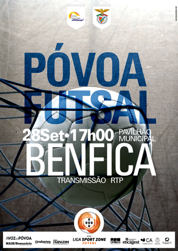 Póvoa Futsal defronta Benfica