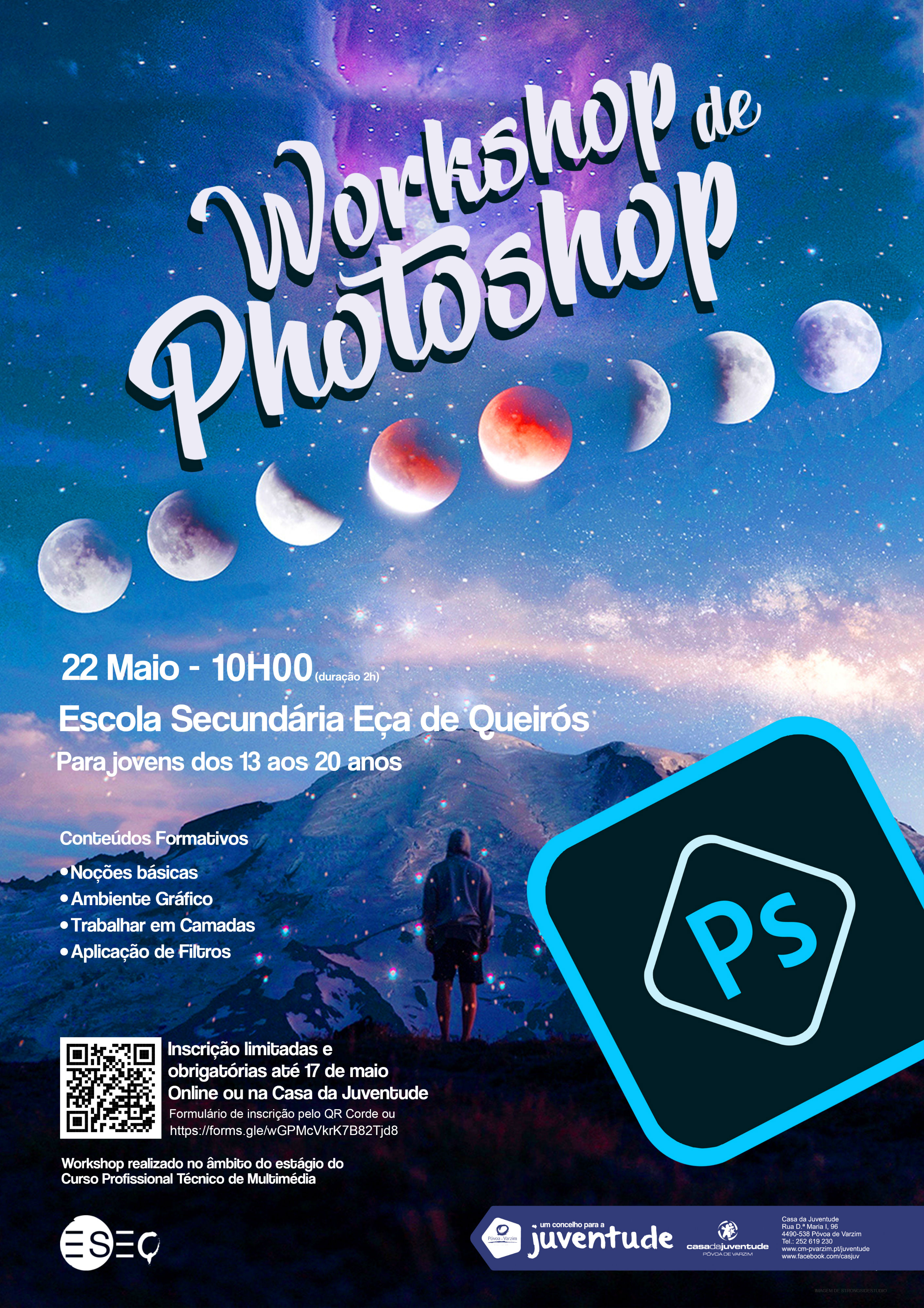 Workshop de Photoshop na Casa da Juventude