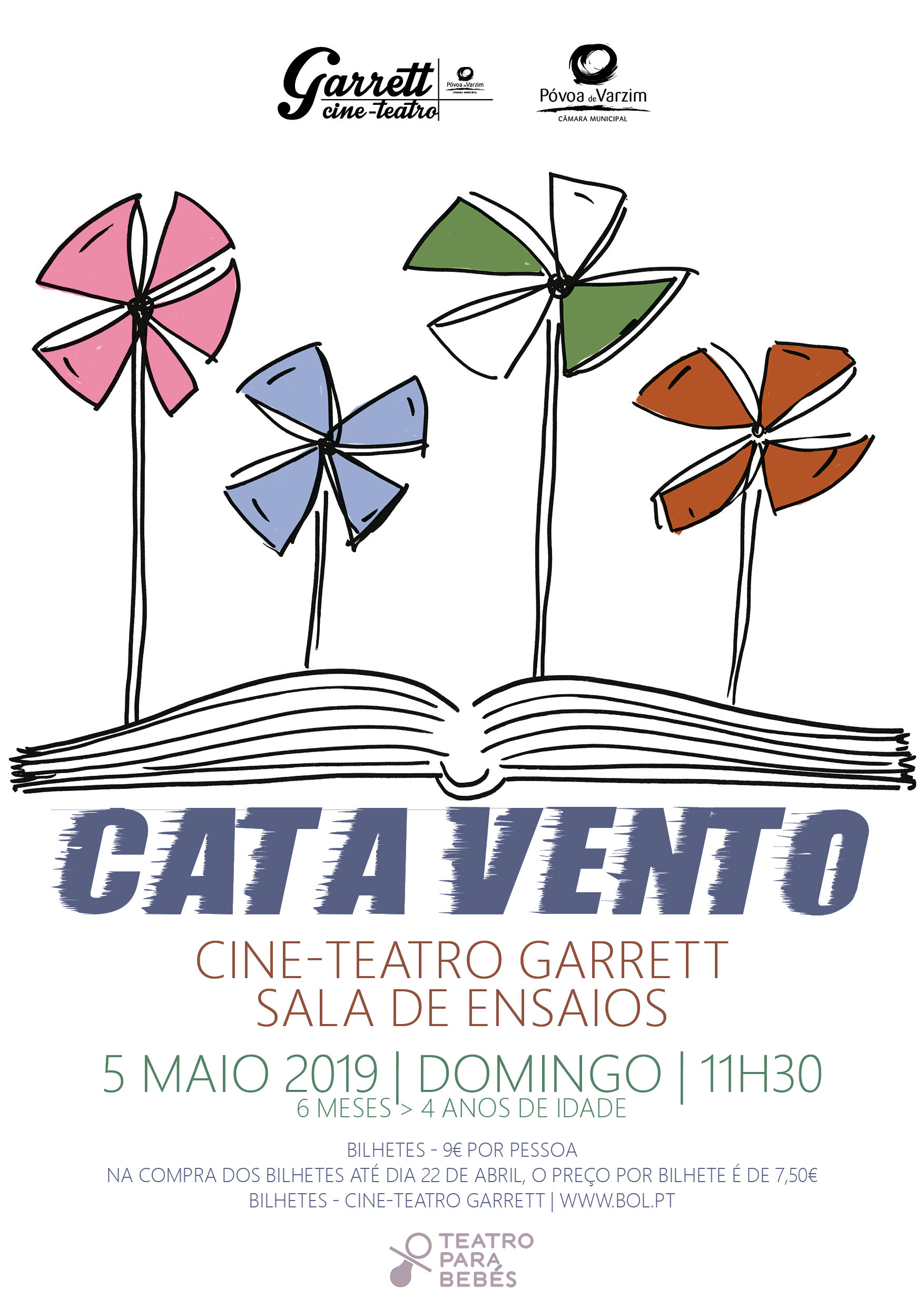 Teatro para bebés: "Cata Vento"