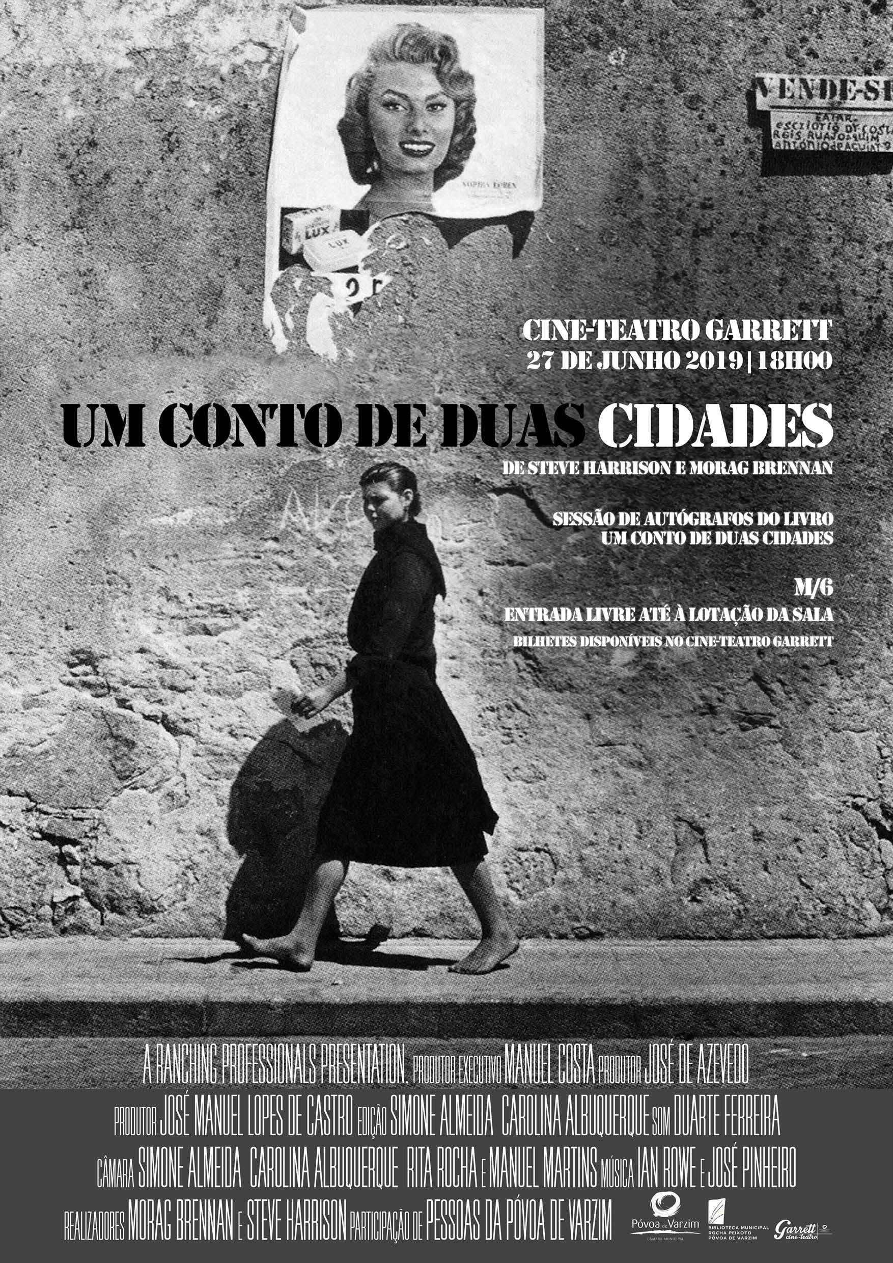 Exibição do filme "Um conto de duas cidades"