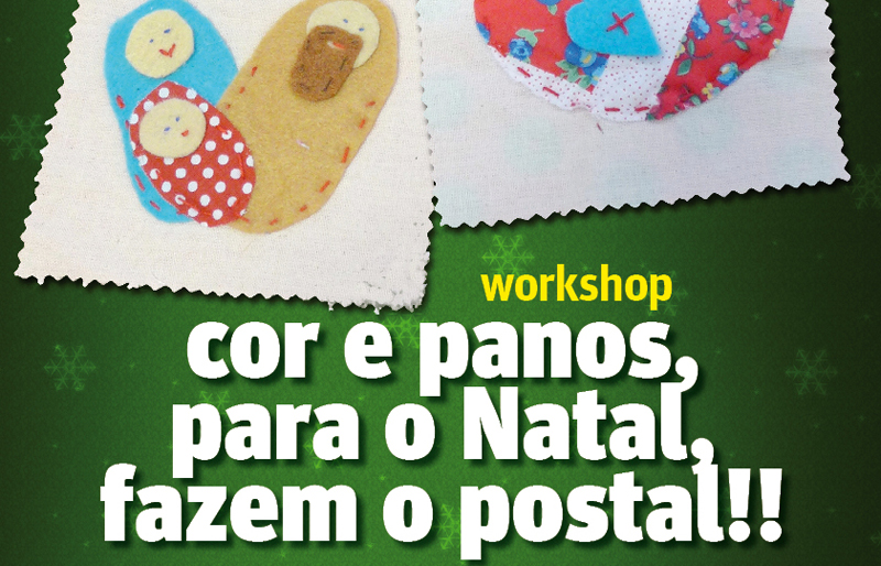 Cor e panos para Natal fazem o postal