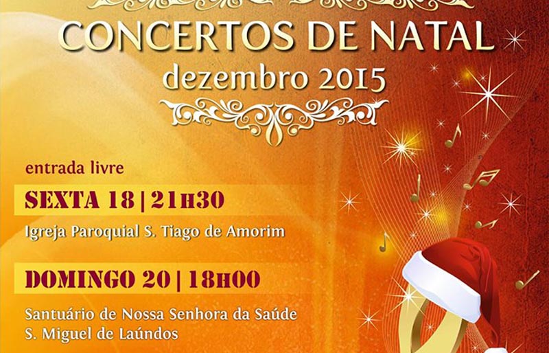Concertos de Natal em Amorim e Laúndos