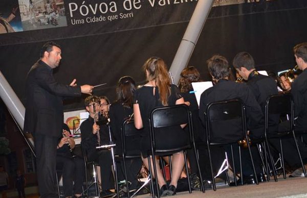 Espetáculo pela Classe de Conjunto de Sopros da Escola de Música da Póvoa de Varzim