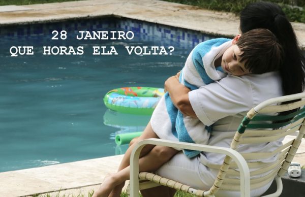 Que horas ela volta?