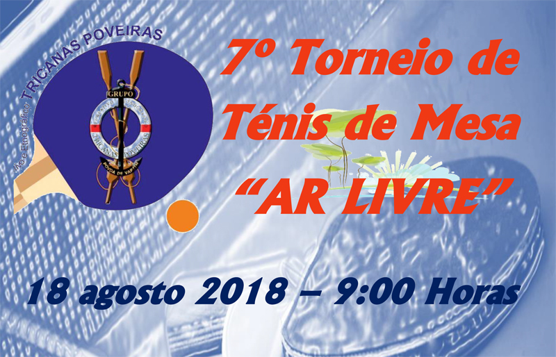 7º Torneio de Ténias de Mesa Ar Livre