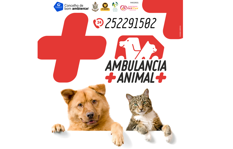 Ambulância Animal e campanha Adote um animal, com estima!