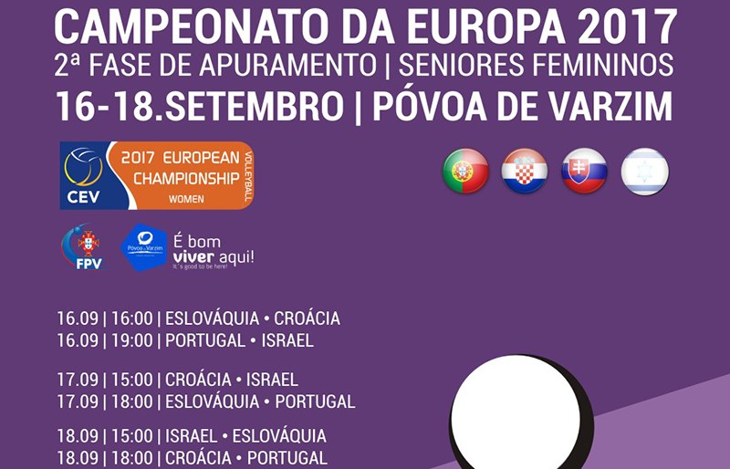 2ª Fase Apuramento Europeu Voleibol Feminino