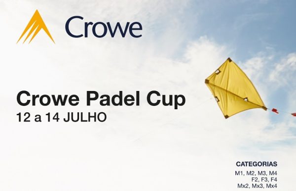 Crowe Padel Cup: inscrições abertas