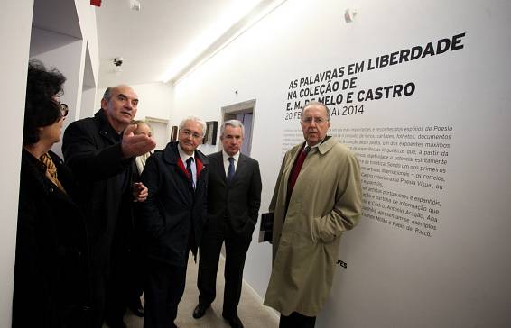 Inauguração da Exposição de E.M. de Melo e Castro