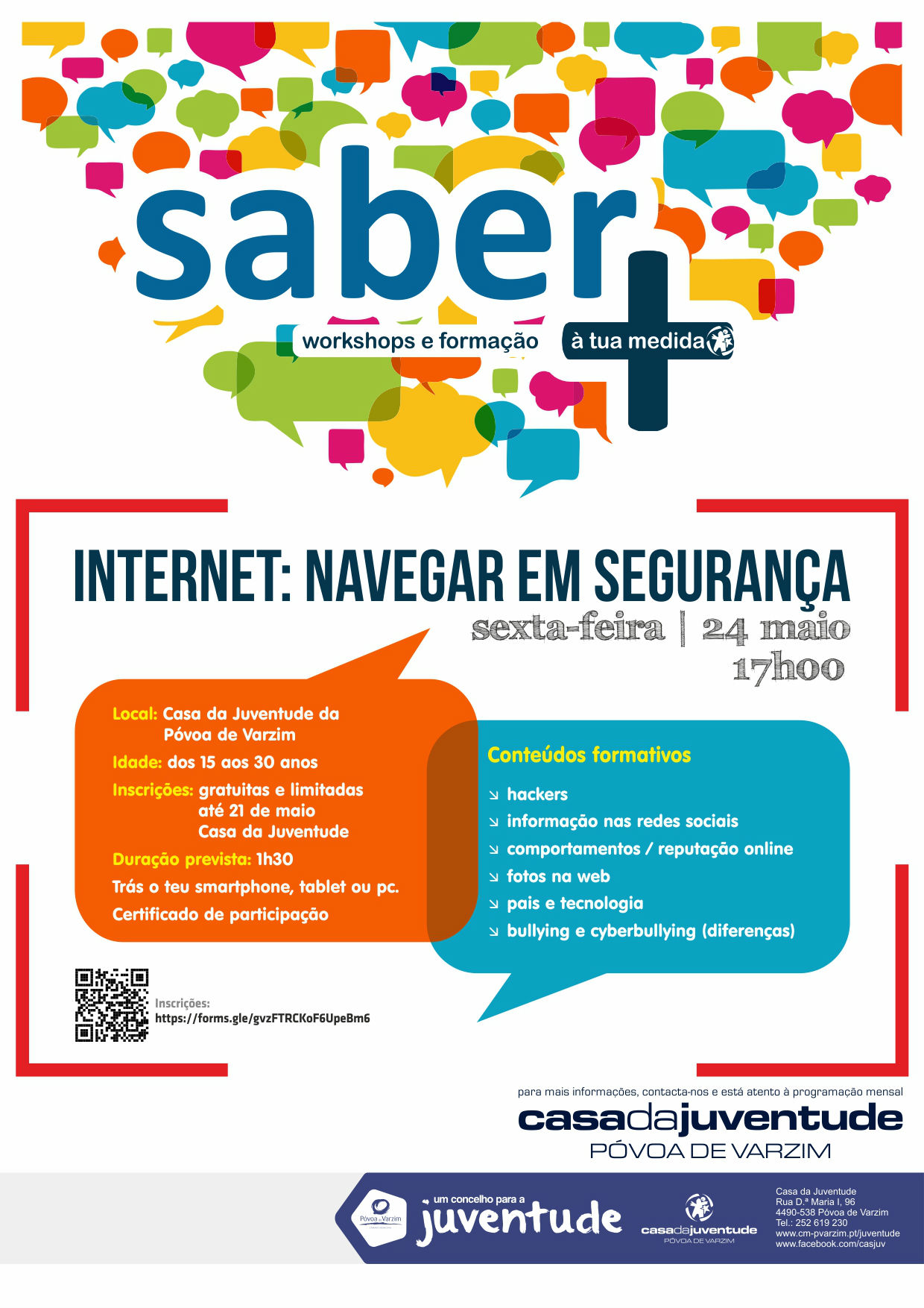 Ciclo Saber + "Internet: Navegar em Segurança"