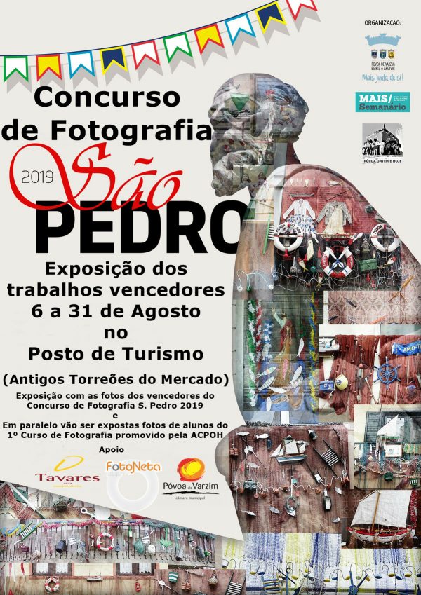 Exposição dos trabalhos do concurso de fotografia São Pedro