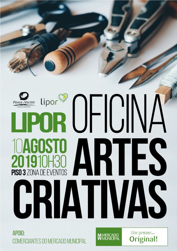 Oficina de Artes Criativas no Mercado