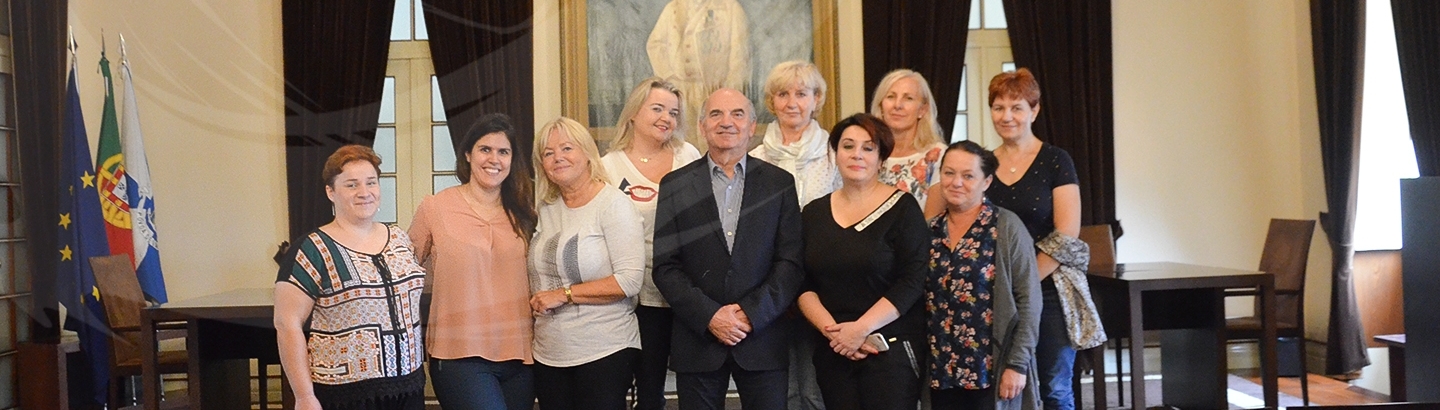 Grupo de Professores Polacos recebidos na Câmara Municipal
