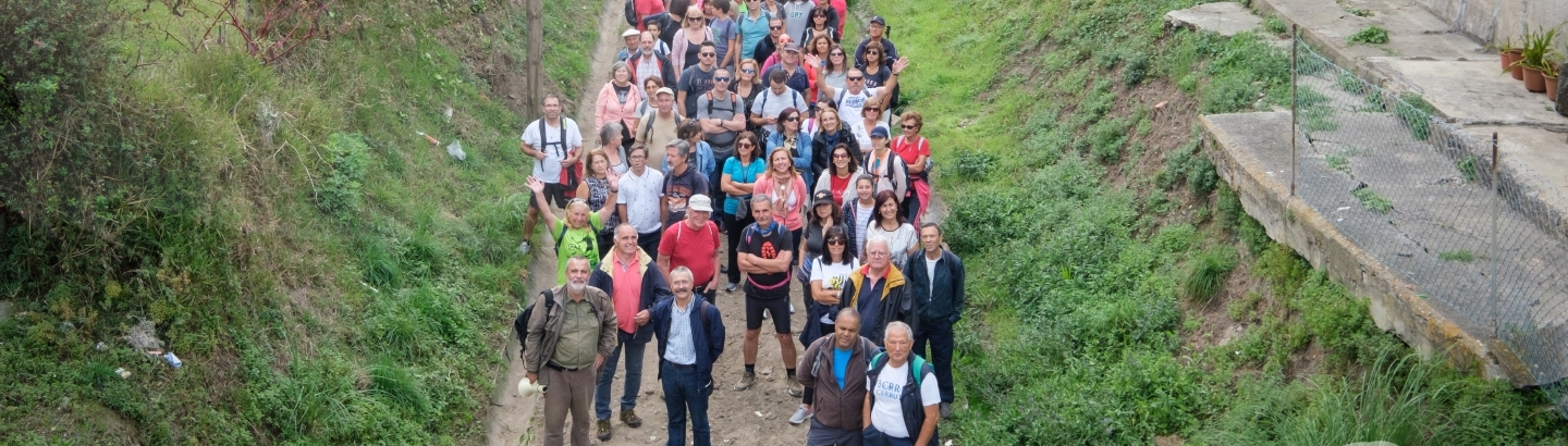 Caminho de ferro juntou uma centena de caminhantes