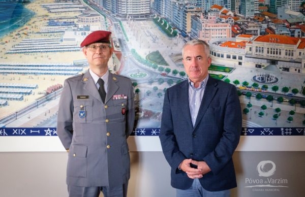 Novo Comandante da EPS recebido pelo Presidente da Câmara