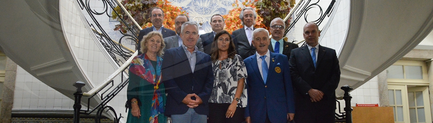 Governador rotário visitou os Paços do Concelho