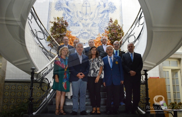 Governador rotário visitou os Paços do Concelho