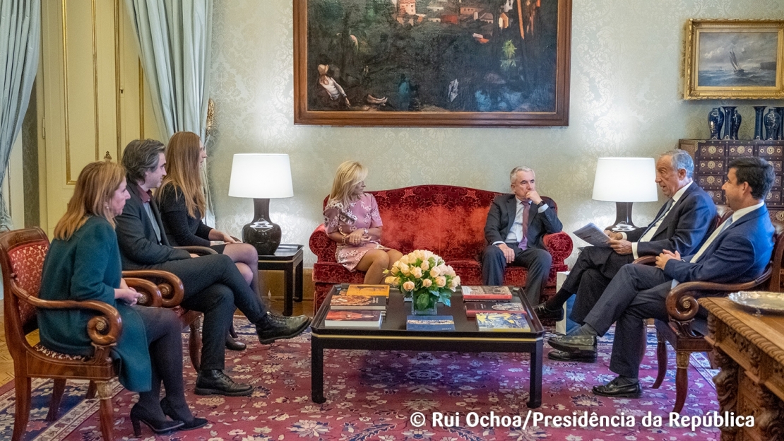 Entrega do Tapete de Beiriz no Palácio de Belém 9