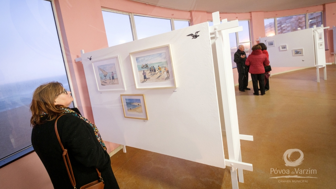 Exposição de aguarelas e óleos de Hèlène Bernard e João Cadilhe 8