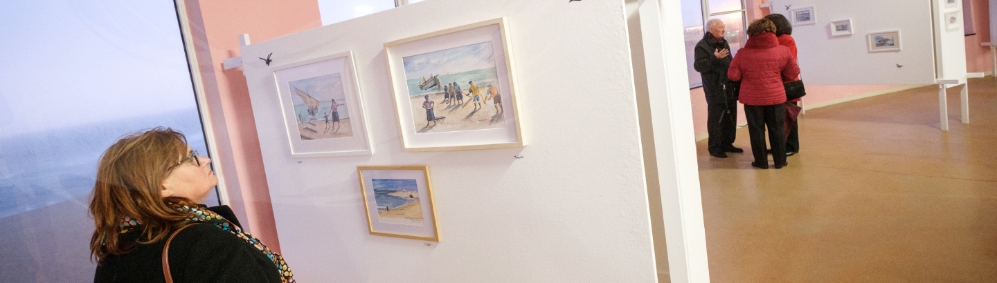 Exposição de aguarelas e óleos de Hèlène Bernard e João Cadilhe 8