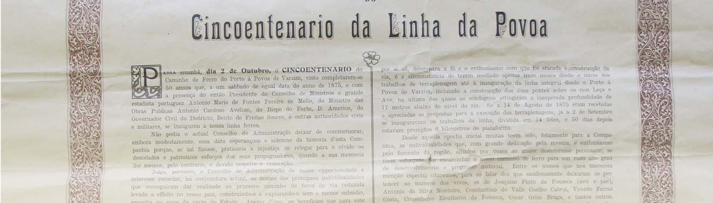 Conferência sobre a antiga linha do caminho-de-ferro entre Famalicão e a Póvoa, no Arquivo