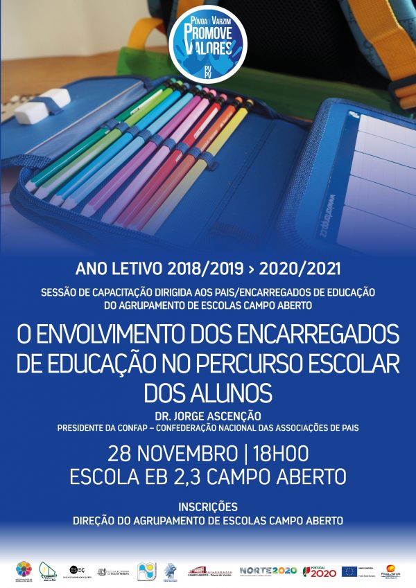 Sessão sobre "O envolvimento dos encarregados de educação no percurso escolar dos alunos"