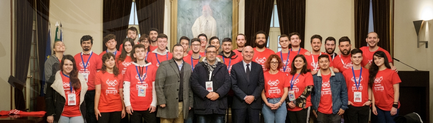Grupo de jovens de projeto de Erasmus poveiro recebidos na Câmara Municipal