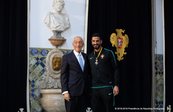 Campeão do Mundo Bruno Torres condecorado pelo Presidente da República