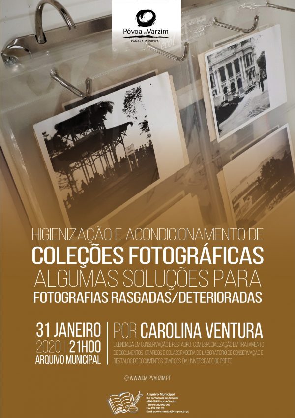 Ação de sensibilização sobre "Higienização e acondicionamento de coleções fotográficas"