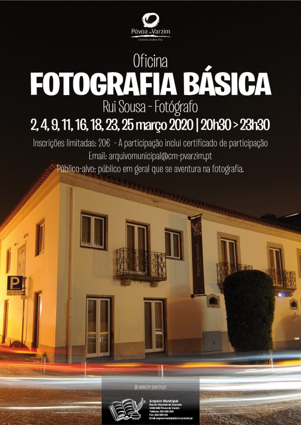 Oficina de Fotografia Básica - Atividade Cancelada