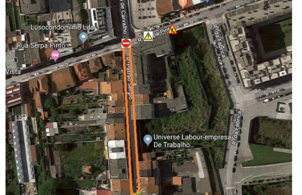 Obras na Rua Patrão Sérgio: 2ª fase arranca segunda-feira