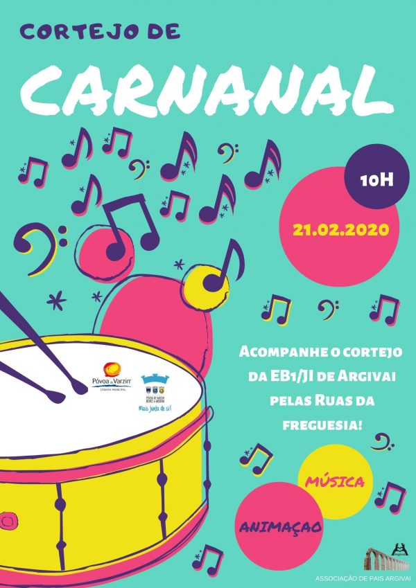 Desfile de Carnaval da Escola  EB1/JI de Argivai