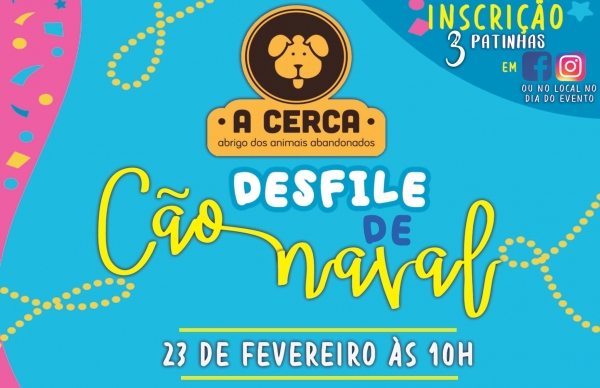 Inscreva o seu amigo de quatro patas no primeiro desfile de “Cãonaval”