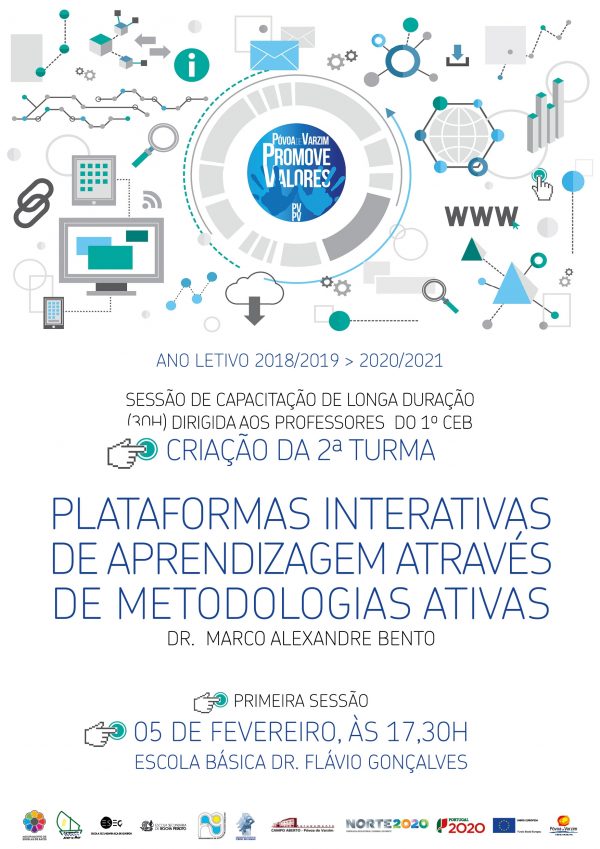 Sessão sobre "Plataformas interativas de aprendizagem através de metodologias ativas"