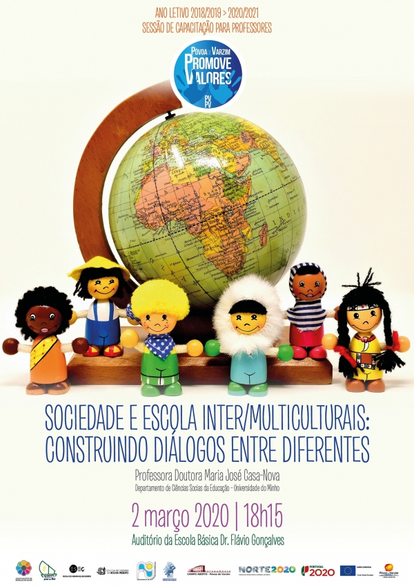 Sessão sobre "Sociedade e Escola Inter/ Multiculturais: Construindo Diálogos entre Diferentes”